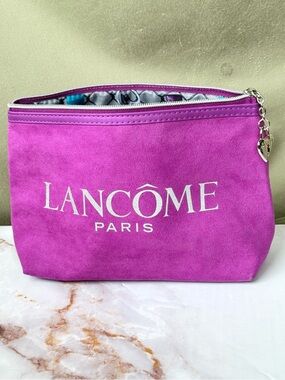 Lancome Paris Make up Bag 80th Anniversary Limited Edition Cosmetic Pouch Beauty